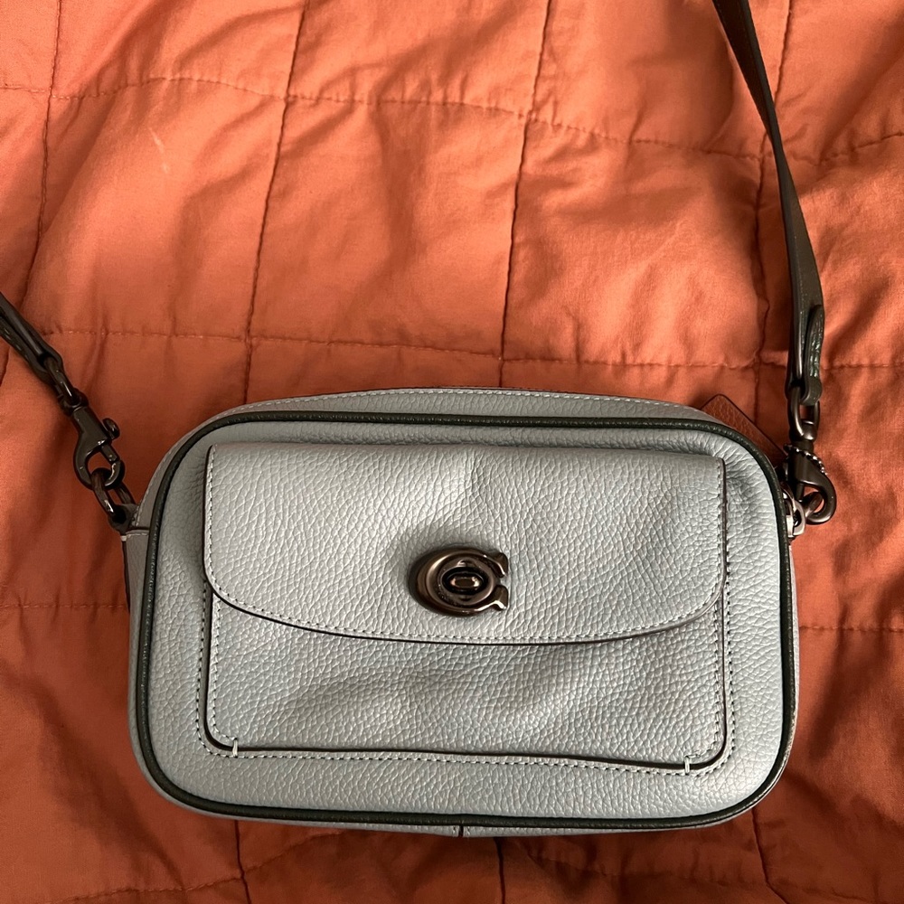 COACH color block camera bag